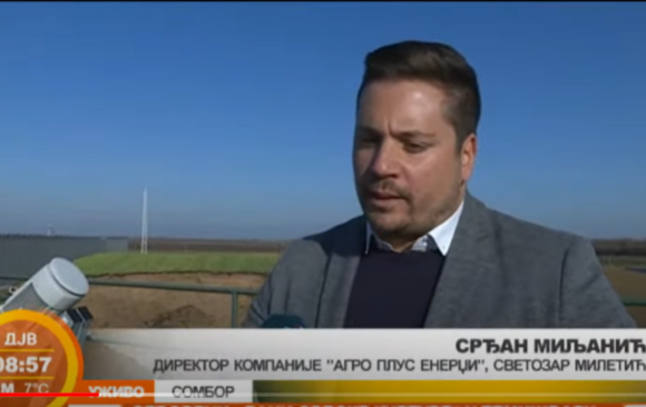 Member of the Serbian Biogas Association Agro Plus Energy on the Radio-Television of Vojvodina